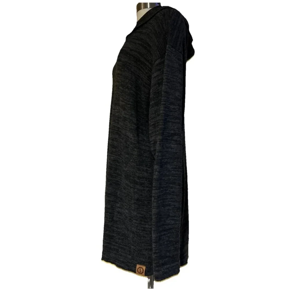 Paka The Hoodie Sweater Unisex XL Gray Royal Alpaca Wool Handmade Pullover - Picture 7 of 13
